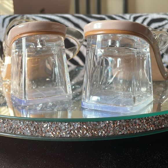 NWOT Public desire lucite clear translucent transparent pink nude kitten heels - Picture 8 of 11